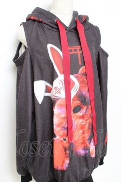 画像4: TRAVAS TOKYO / 椎名ひかりコラボプルオーバーパーカー F 黒 Y-25-10-28-108-PU-TO-SZ-ZY