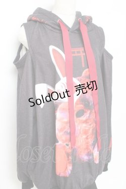 画像4: TRAVAS TOKYO / 椎名ひかりコラボプルオーバーパーカー F 黒 Y-25-10-28-108-PU-TO-SZ-ZY