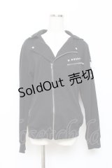 LISTEN FLAVOR / ユニコーンハートライダースジャケット  黒 Y-25-10-28-109-PU-JA-SZ-ZY