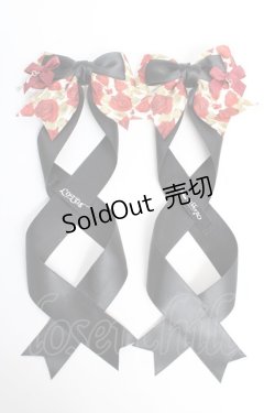 画像1: LOTUS ribbon / ツインテールリボンバレッタ   Y-25-10-28-015-EL-ZA-SZ-ZT486-F004