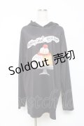 NieR Clothing / BOX LOGO LONG LENGTH PULLOVER PARKA F Pudding/黒 Y-25-10-28-119-PU-TO-SZ-ZY