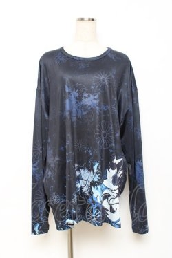画像1: NieR Clothing / BIG CUTSEW【九尾】  紺 Y-25-10-28-120-PU-TS-SZ-ZY