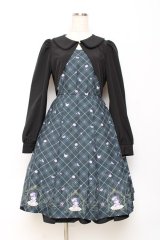 axes femme POETIQUE / クロミ/ティールームワンピース M 黒 Y-25-10-28-126-AX-OP-SZ-ZY