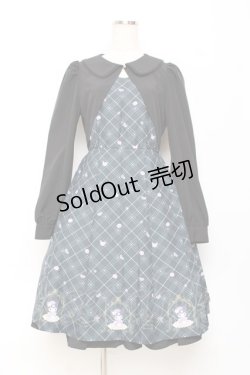 画像1: axes femme POETIQUE / クロミ/ティールームワンピース M 黒 Y-25-10-28-126-AX-OP-SZ-ZI