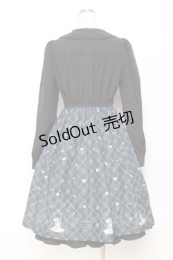 画像2: axes femme POETIQUE / クロミ/ティールームワンピース M 黒 Y-25-10-28-126-AX-OP-SZ-ZI