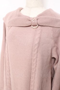 画像3: axes femme / リボン襟ニットミニワンピ F ピンク Y-25-10-28-129-AX-OP-SZ-ZY