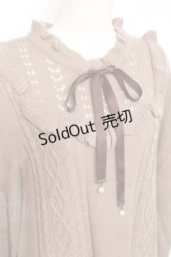 画像3: axes femme / ヨーク切替ニットワンピ F モカ Y-25-10-28-131-AX-OP-SZ-ZY