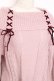 画像3: axes femme / W編み上げニットチュニック F ピンク Y-25-10-28-134-AX-TO-SZ-ZY (3)