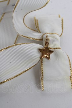 画像3: LOTUS ribbon / ツインテールリボンバレッタ  白 Y-25-10-28-017-EL-ZA-SZ-ZY