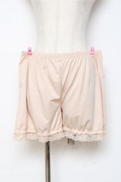 画像1: m petit by misako / AMドロワーズスソレース JJM-L 中薄橙 Y-25-10-28-136-LO-PA-SZ-ZY