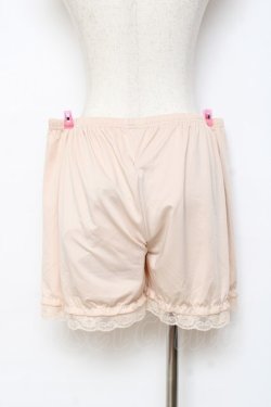 画像2: m petit by misako / AMドロワーズスソレース JJM-L 中薄橙 Y-25-10-28-136-LO-PA-SZ-ZY