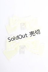 Angelic Pretty / Crystal Heartコーム  イエロー Y-25-10-28-019-AP-AC-SZ-ZY