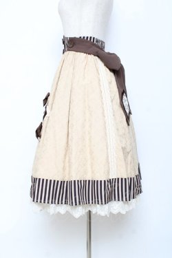 画像2: Hoshibako Works / カフェホシバコ スカート S コーヒー Y-25-10-28-148-LO-SK-SZ-ZY