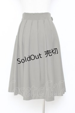 画像2: F i.n.t / サイドバックルベルトタックスカート F グリーン Y-25-10-28-150-CA-SK-SZ-ZY