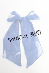 Angelic Pretty / Misty Skyリボンクリップ  青 Y-25-10-28-023-AP-ZA-SZ-ZY