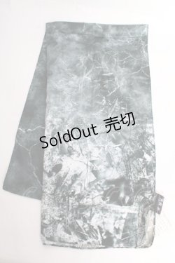 画像1: OZZ ANGELO / プリント入りストール  グリーン Y-25-10-28-025-OO-ZA-SZ-ZT0304W