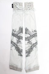 Ozz Croce / ドラゴンプリントアームカバー  グレー Y-25-10-28-034-OO-ZA-SZ-ZY