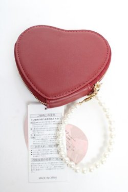 画像2: m petit by misako / AMハートガタミニコイン  中赤 Y-25-10-28-036-LO-ZA-SZ-ZY