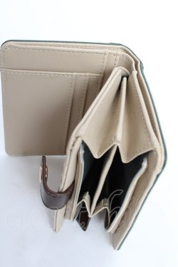 画像4: axes femme / ブック型財布 F Dグリーン Y-25-10-28-037-AX-ZA-SZ-ZY