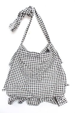 画像2: Fi.n.t / フリルトートバッグ  黒 Y-25-10-28-040-CA-BG-SZ-ZT501