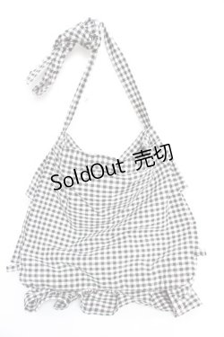 画像2: Fi.n.t / フリルトートバッグ  黒 Y-25-10-28-040-CA-BG-SZ-ZT501