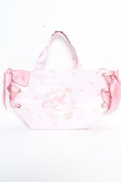 画像1: Maison de FLEUR / My Melodyリボンサイドリボントート F ピンク Y-25-10-28-041-LO-BG-SZ-ZY