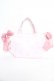 画像2: Maison de FLEUR / My Melodyリボンサイドリボントート F ピンク Y-25-10-28-041-LO-BG-SZ-ZY (2)