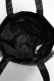 画像3: Maison de FLEUR / チェックリボンサテントートバッグ F ブラック Y-25-10-28-043-LO-BG-SZ-ZY (3)