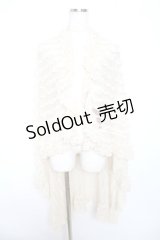 PINK HOUSE / ドットチュールフリルストール F 生成り Y-25-10-31-001-LO-ZA-AS-ZY