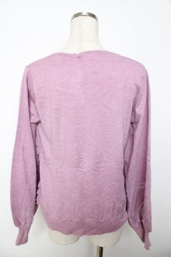 画像2: PINK HOUSE / フリルニットカーディガン F パープル Y-25-10-31-030-LO-TO-SZ-ZY