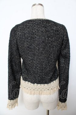 画像4: Lois CRAYON / ツイードジャケット  黒 Y-25-10-31-031-LO-JA-AS-ZY