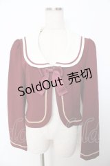 Innocent World / セーラー刺繍ジャケット L ボルドー Y-25-10-31-032-IW-JA-SZ-ZY