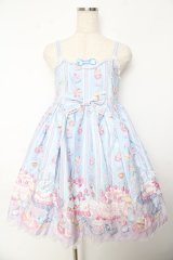 Angelic Pretty / Whip Factory ジャンパースカートSet  サックス Y-25-10-31-035-AP-OP-SZ-ZY