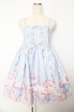 画像1: Angelic Pretty / Whip Factory ジャンパースカートSet  サックス Y-25-10-31-035-AP-OP-SZ-ZS (1)