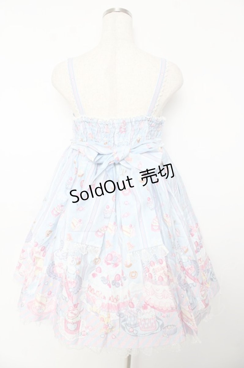 画像2: Angelic Pretty / Whip Factory ジャンパースカートSet  サックス Y-25-10-31-035-AP-OP-SZ-ZS (2)