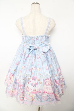 画像2: Angelic Pretty / Whip Factory ジャンパースカートSet  サックス Y-25-10-31-035-AP-OP-SZ-ZY