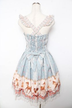 画像2: Innocent World / リバイバルロッタジャンパースカート M サックス Y-25-10-31-036-IW-OP-SZ-ZY