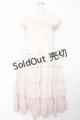 PINK HOUSE / ローンティアードワンピース F ピンク Y-25-10-31-037-LO-OP-SZ-ZY