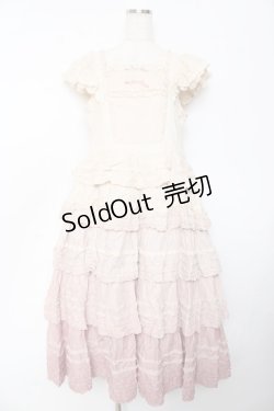 画像1: PINK HOUSE / ローンティアードワンピース F ピンク Y-25-10-31-037-LO-OP-SZ-ZY