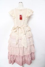 画像2: PINK HOUSE / ローンティアードワンピース F ピンク Y-25-10-31-037-LO-OP-SZ-ZY (2)