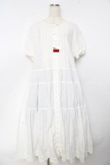 PINK HOUSE / ティアードロングワンピース F 白 Y-25-10-31-038-LO-OP-AS-ZY