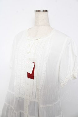 画像4: PINK HOUSE / ティアードロングワンピース F 白 Y-25-10-31-038-LO-OP-AS-ZY