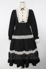 Innocent World / エリシアワンピース L ブラック Y-25-10-31-039-IW-OP-AS-ZY