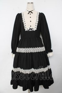 Innocent World / エリシアワンピース L ブラック Y-25-10-31-039-IW-OP-AS-ZY