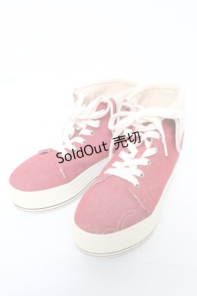 画像1: PINK HOUSE / セーラーカラーハイカットスニーカー  Y-25-10-31-005-LO-SH-SZ-ZTK030 (1)