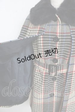 画像3: Lois CRAYON / 襟ファーツイードケープコート  アイボリー Y-25-10-31-042-LO-CO-SZ-ZY