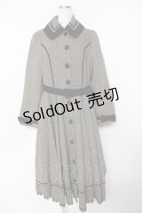 Innocent World / ヘリンボーンコートドレス L ブラック Y-25-10-31-043-IW-CO-SZ-ZY