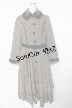 画像1: Innocent World / ヘリンボーンコートドレス L ブラック Y-25-10-31-043-IW-CO-SZ-ZY