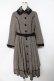 画像1: Innocent World / ヘリンボーンコートドレス L ブラック Y-25-10-31-043-IW-CO-SZ-ZY (1)