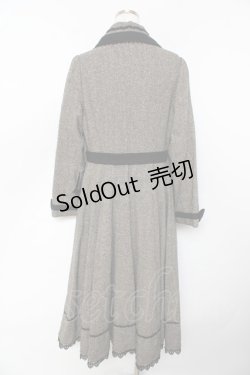 画像2: Innocent World / ヘリンボーンコートドレス L ブラック Y-25-10-31-043-IW-CO-SZ-ZY